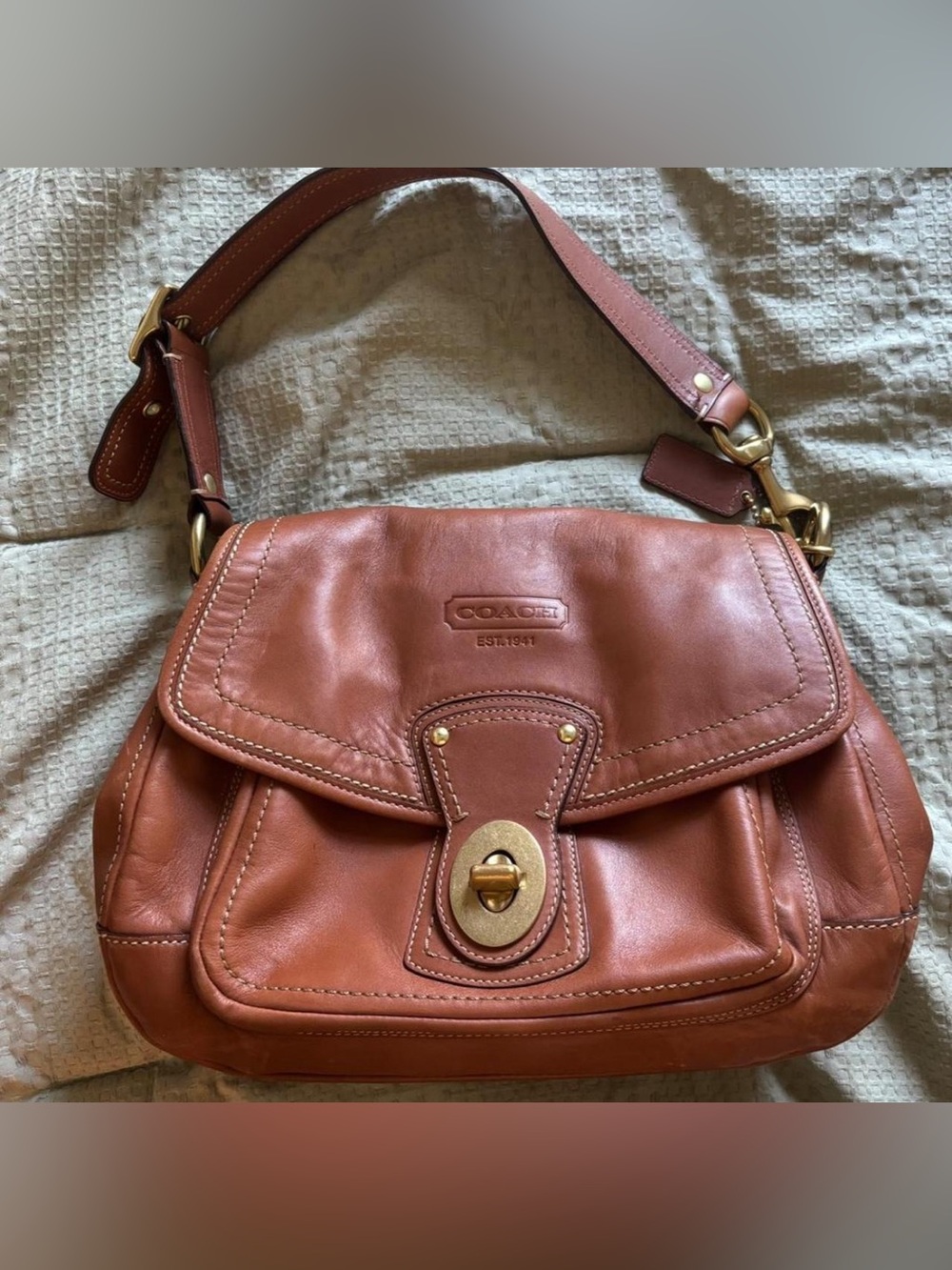 Coach Legacy Ali Flap Shoulder Bag